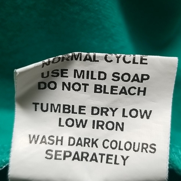 Eshakti Green Fit & Flare Short Collar Front Zip Dress w Detail at Waistline - Picture 10 of 12